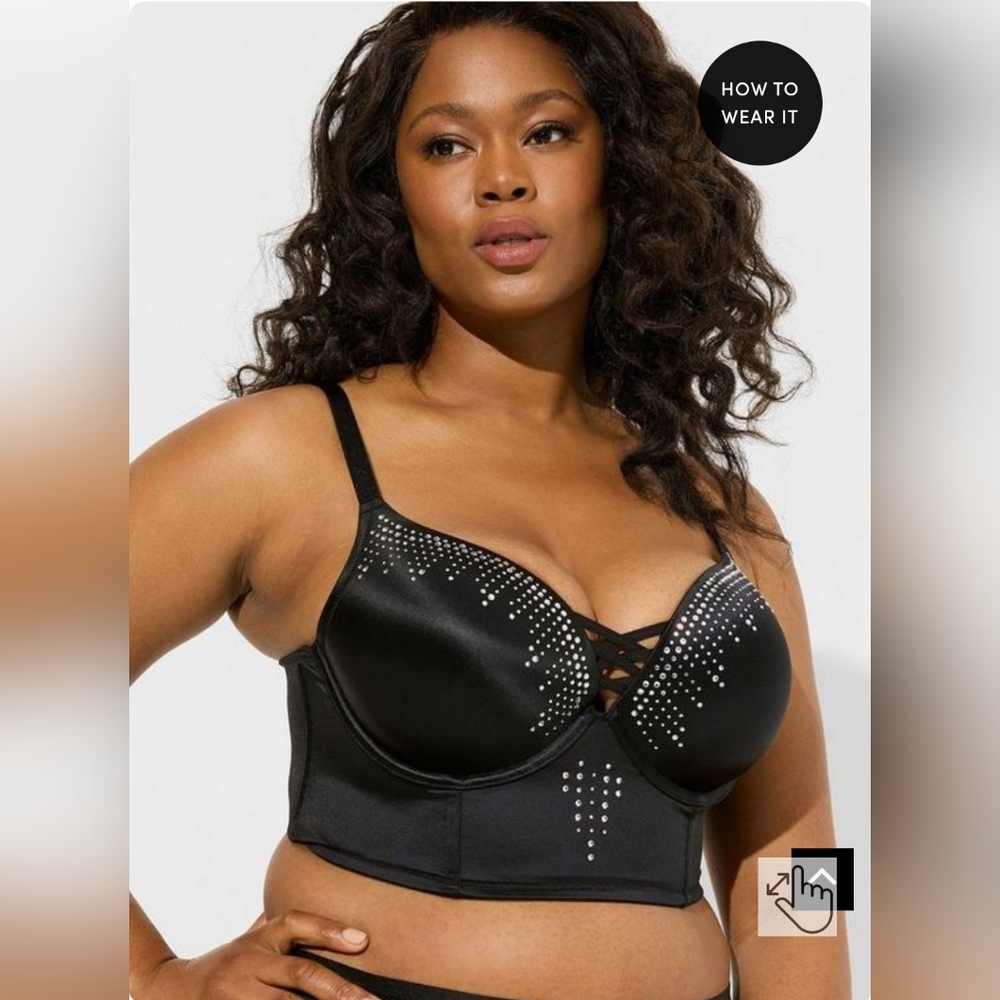 Torrid XO Plunge Push Up Bra NWT - Picture 2 of 5